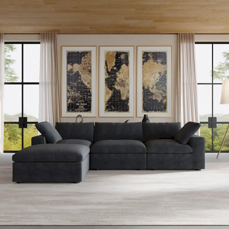 Modernes modulares L-förmiges Schlafsofa