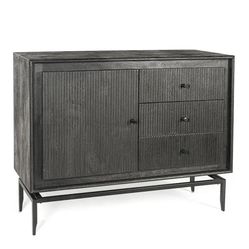 Armario decorativo de madera con 3 cajones - 39.5 x 16 x 31