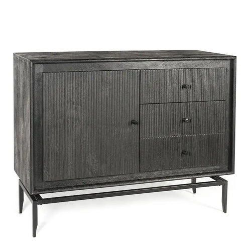 Akzentschrank aus Holz mit 3 Schubladen - 39.5 x 16 x 31