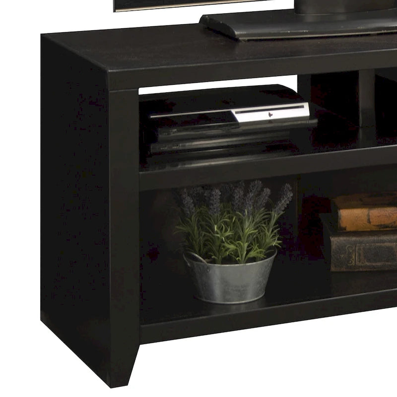 Mueble para TV de 48 pulgadas, para televisores de hasta 55 pulgadas, no requiere montaje, acabado color moca