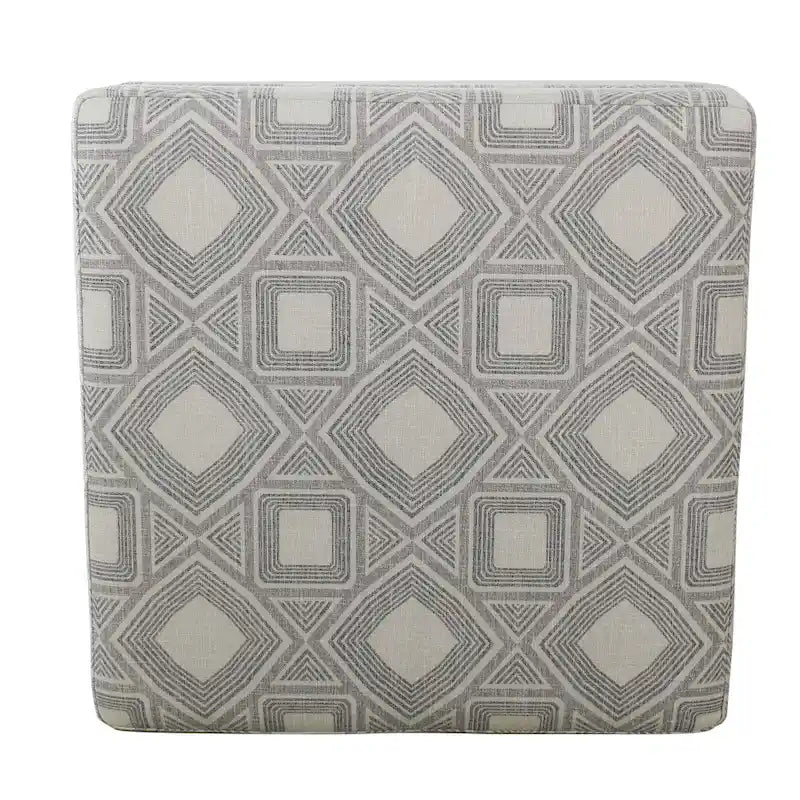 Quadratischer Sitzhocker mit Stauraum, 28 Zoll