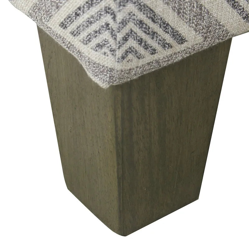 Quadratischer Sitzhocker mit Stauraum, 28 Zoll