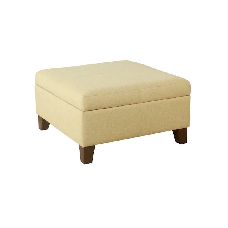 Quadratischer Sitzhocker mit Stauraum, 28 Zoll