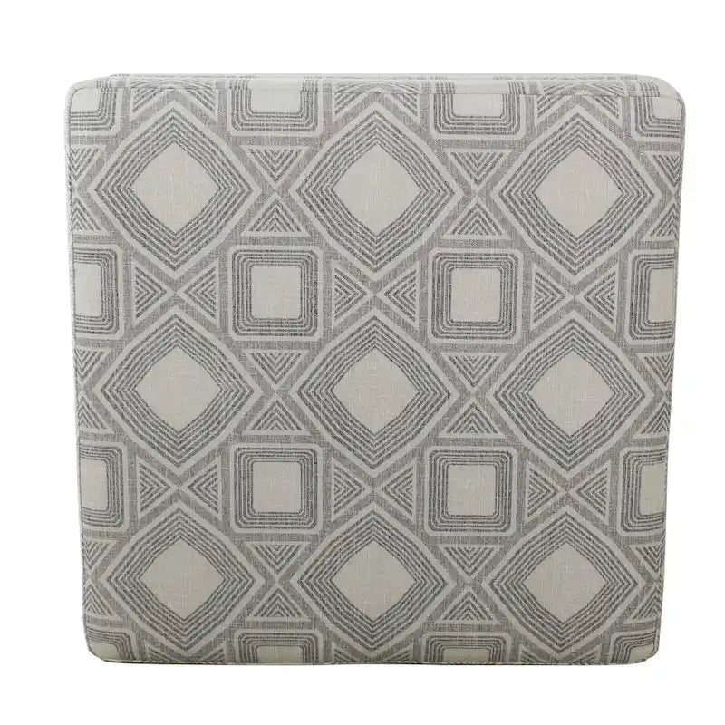 Quadratischer Sitzhocker mit Stauraum, 28 Zoll