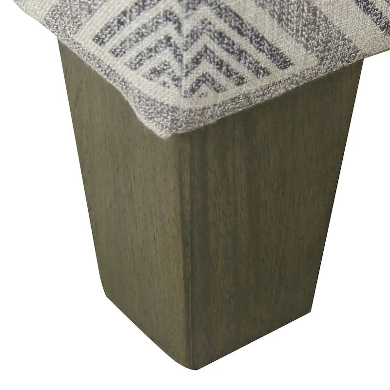 Quadratischer Sitzhocker mit Stauraum, 28 Zoll