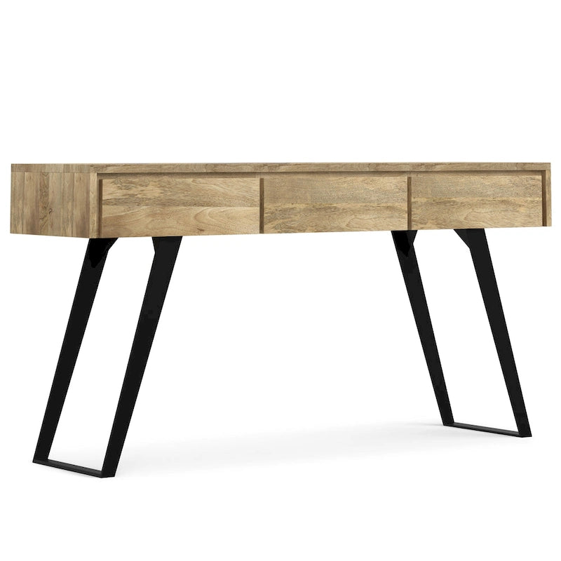 Console industrielle moderne de 60 pouces, table pour canapé - 60 W x 16 D x 30 H