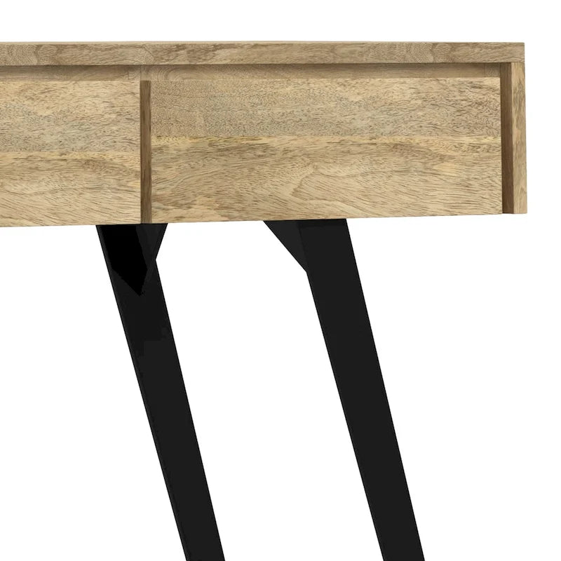 Console industrielle moderne de 60 pouces, table pour canapé - 60 W x 16 D x 30 H