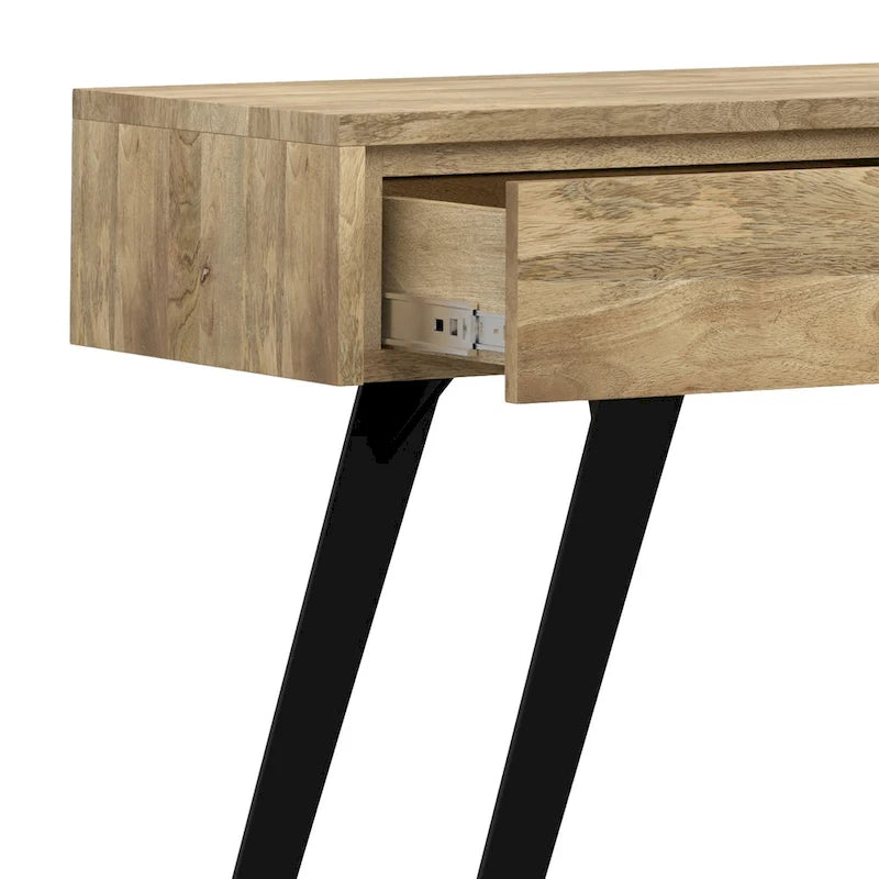Console industrielle moderne de 60 pouces, table pour canapé - 60 W x 16 D x 30 H