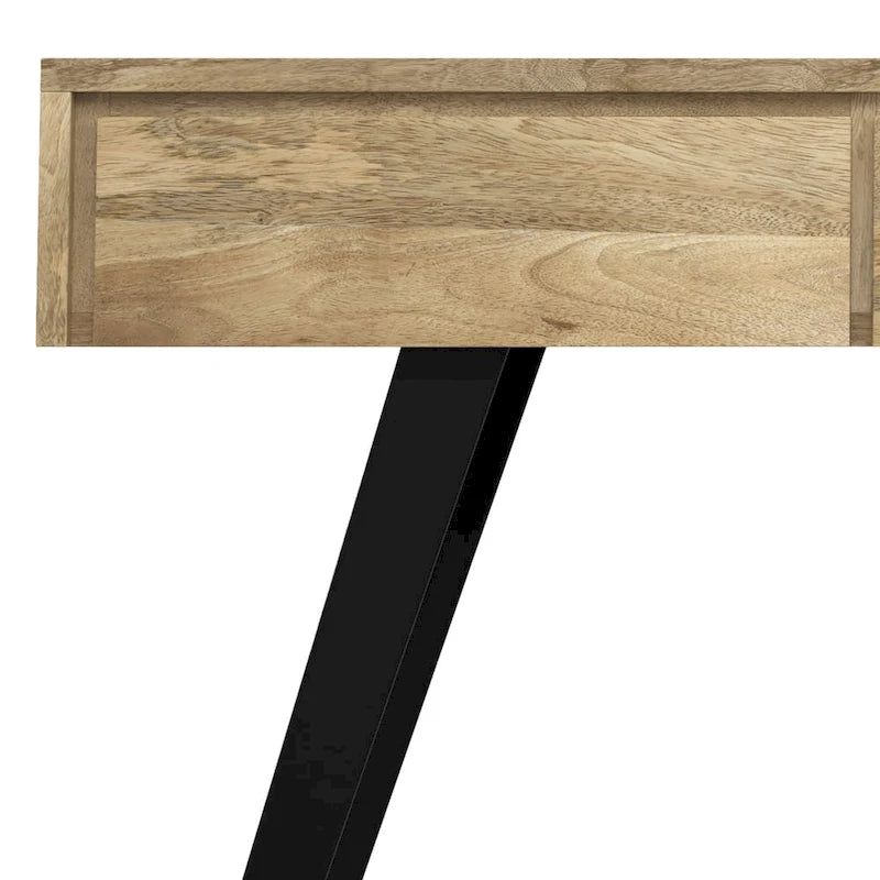 Console industrielle moderne de 60 pouces, table pour canapé - 60 W x 16 D x 30 H