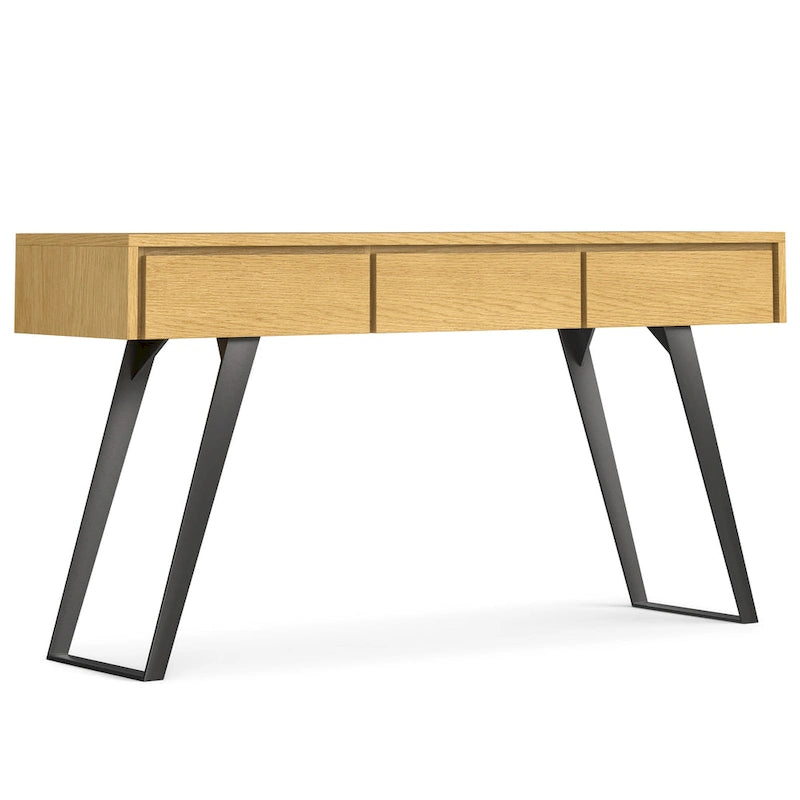 Console industrielle moderne de 60 pouces, table pour canapé - 60 W x 16 D x 30 H