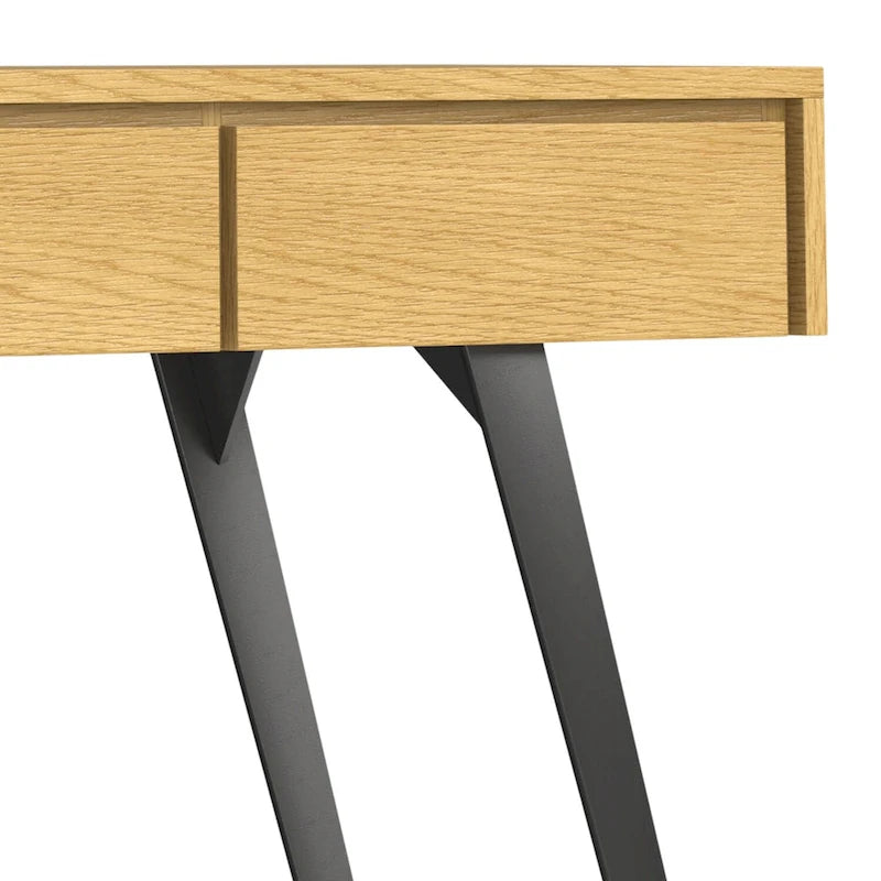 Console industrielle moderne de 60 pouces, table pour canapé - 60 W x 16 D x 30 H