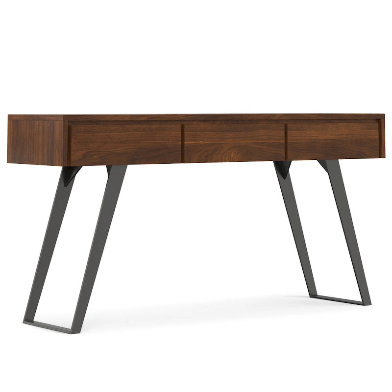 Console industrielle moderne de 60 pouces, table pour canapé - 60 W x 16 D x 30 H