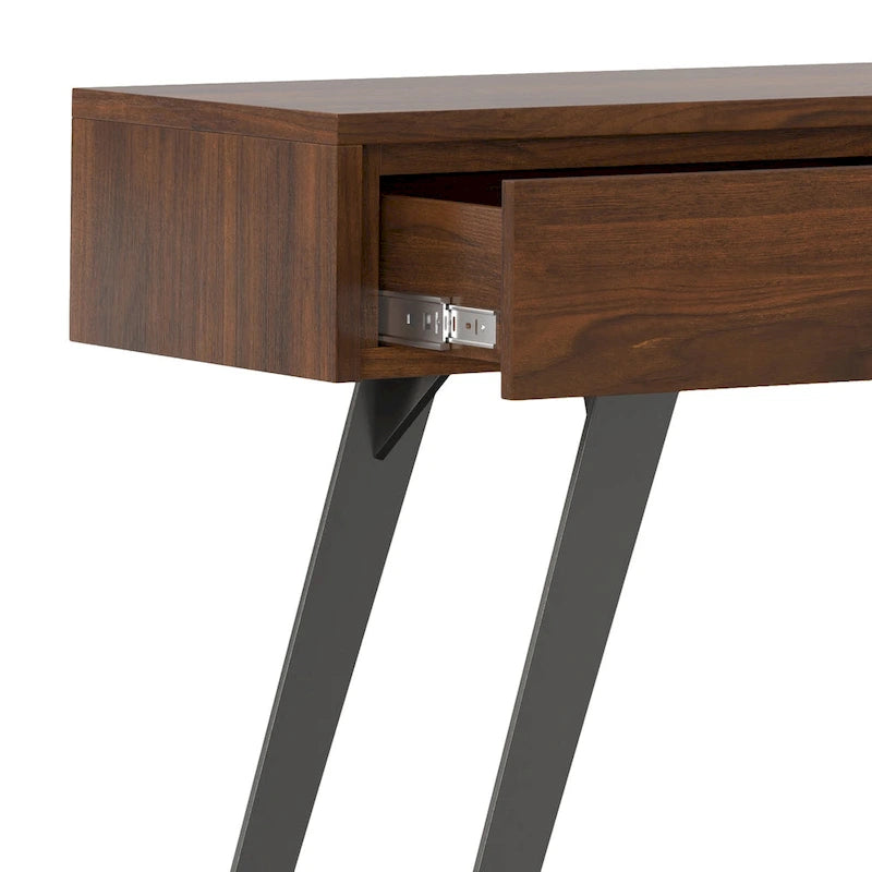 Console industrielle moderne de 60 pouces, table pour canapé - 60 W x 16 D x 30 H