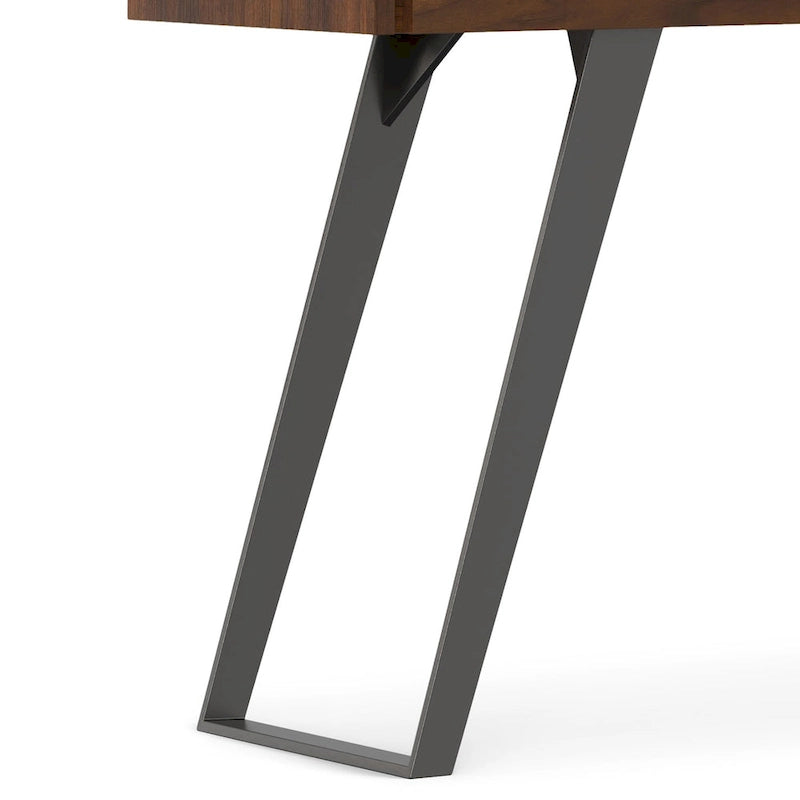 Console industrielle moderne de 60 pouces, table pour canapé - 60 W x 16 D x 30 H