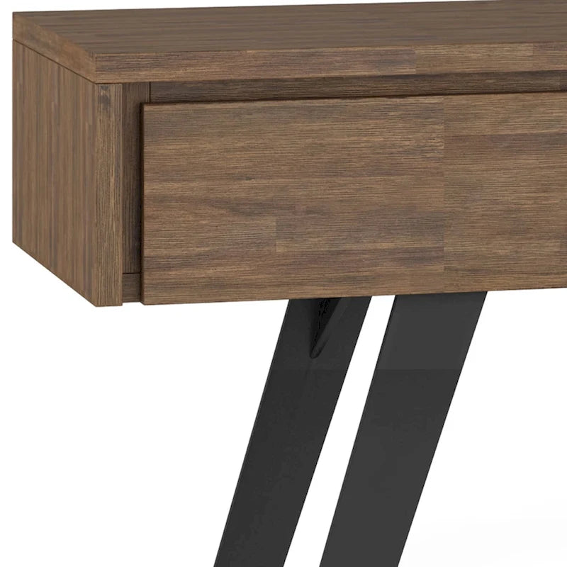 Console industrielle moderne de 60 pouces, table pour canapé - 60 W x 16 D x 30 H
