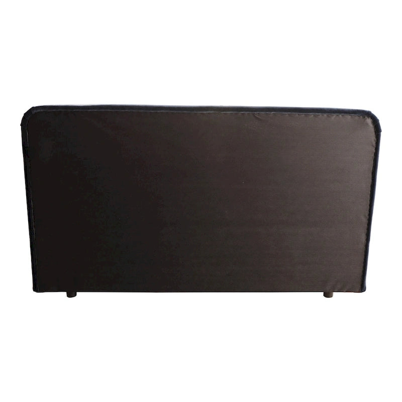 Cama de plataforma moderna tapizada