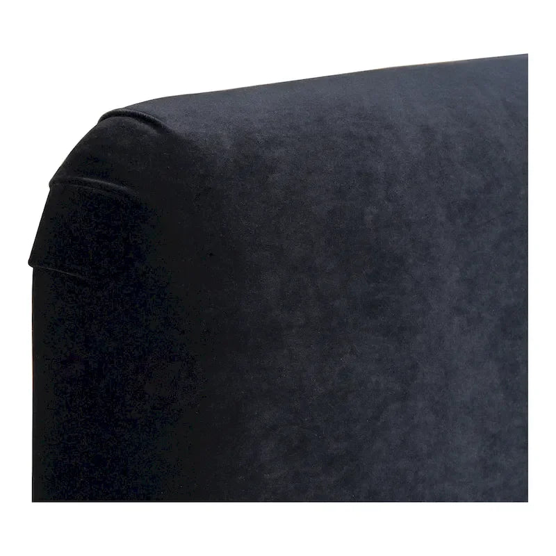 Cama de plataforma moderna tapizada