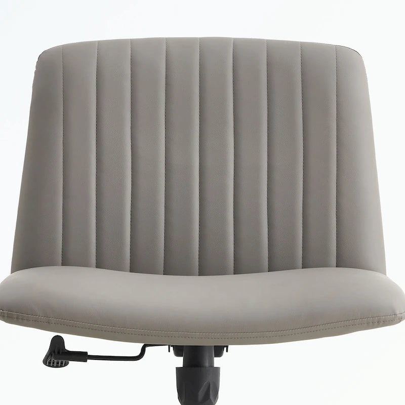 Silla de oficina giratoria ajustable de 360° con base negra