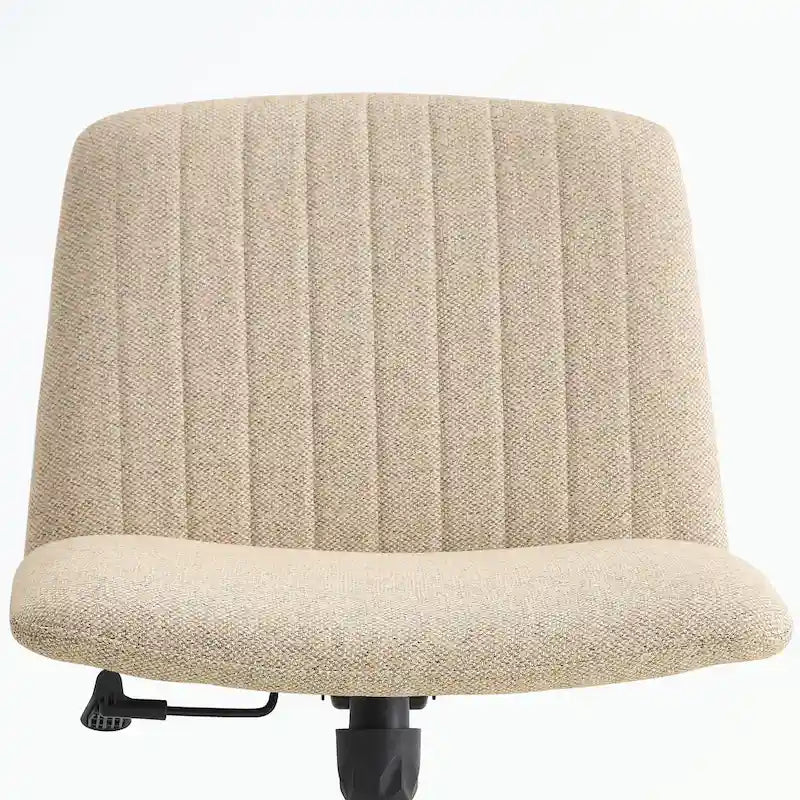Silla de oficina giratoria ajustable de 360° con base negra
