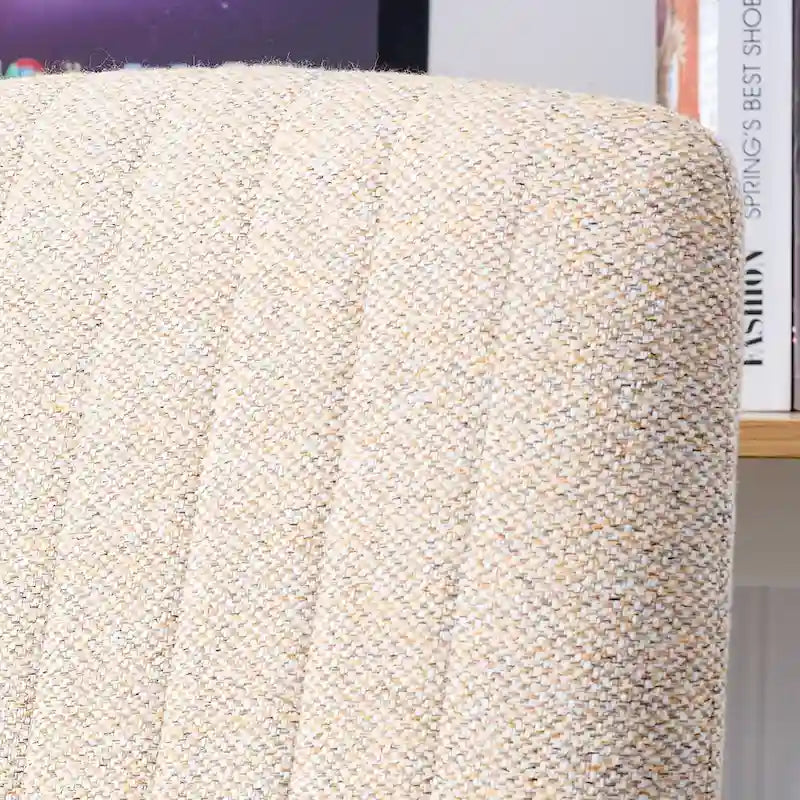 Silla de oficina giratoria ajustable de 360° con base negra