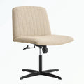Silla de oficina giratoria ajustable de 360° con base negra