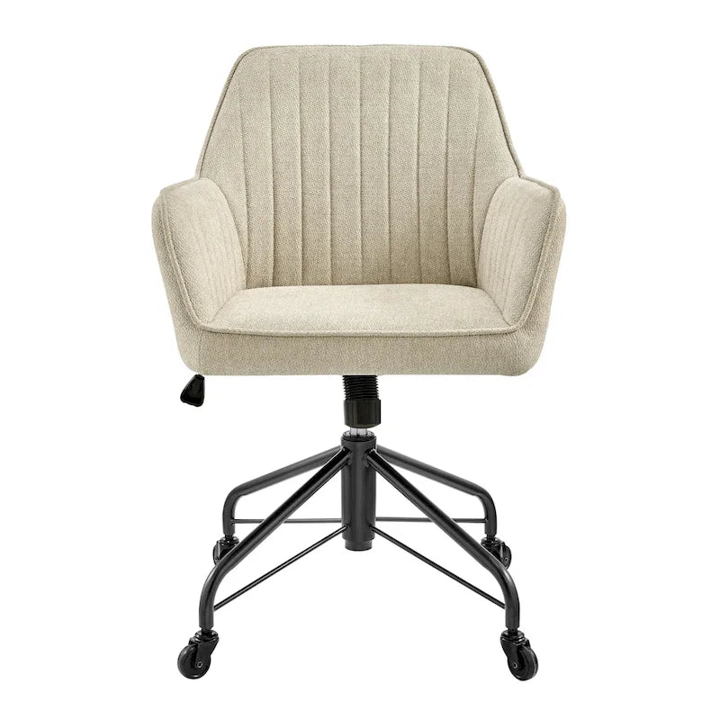 Fauteuil de bureau pivotant en tissu