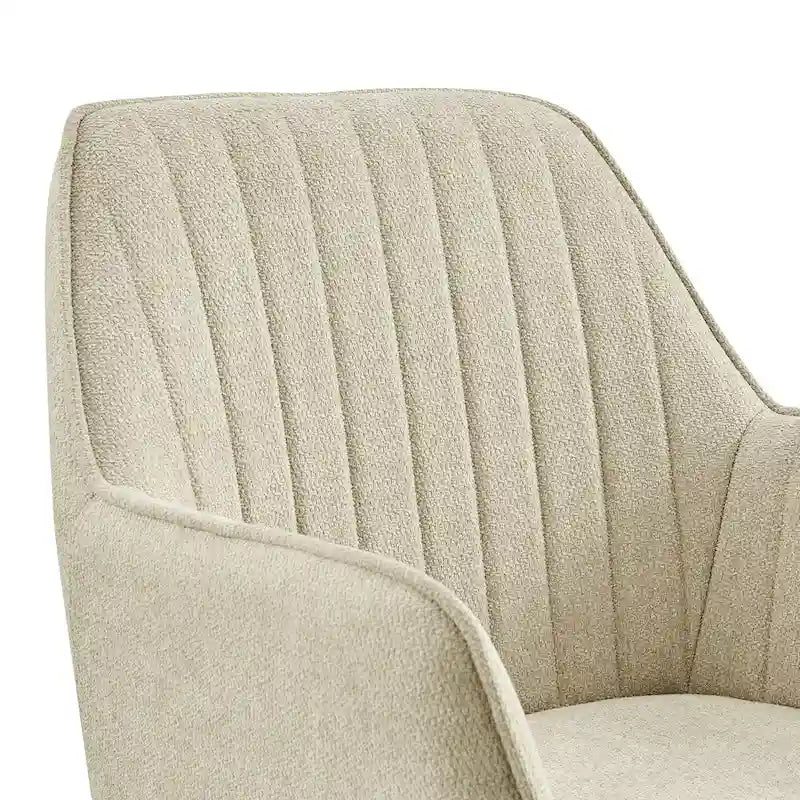 Fauteuil de bureau pivotant en tissu