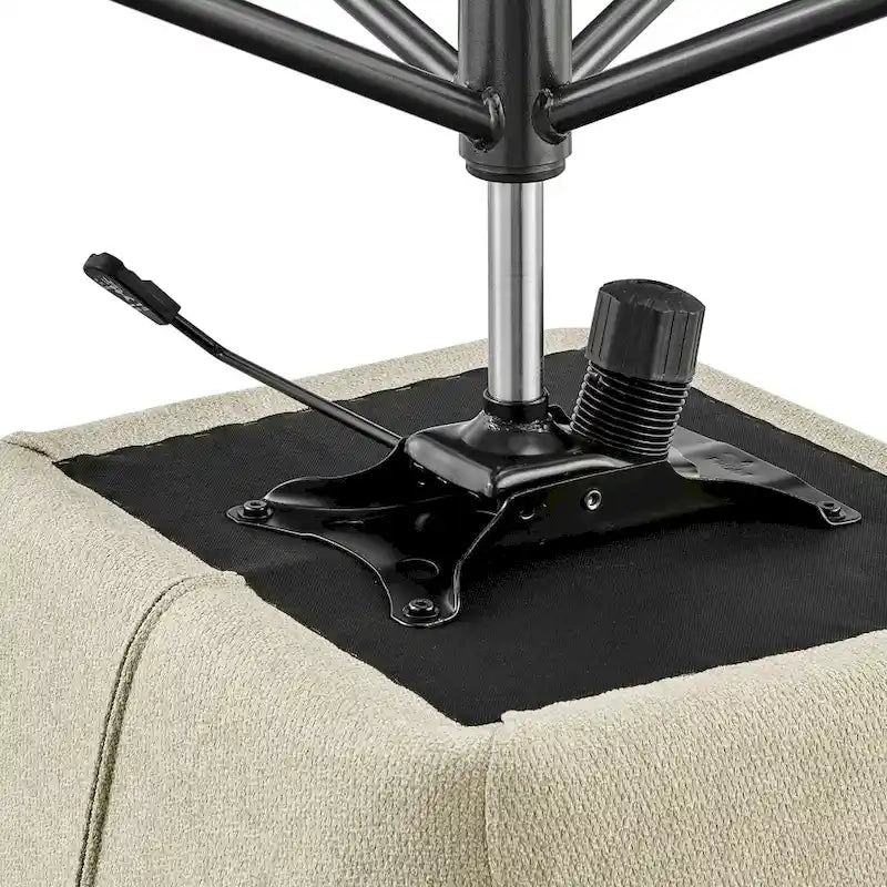 Fauteuil de bureau pivotant en tissu