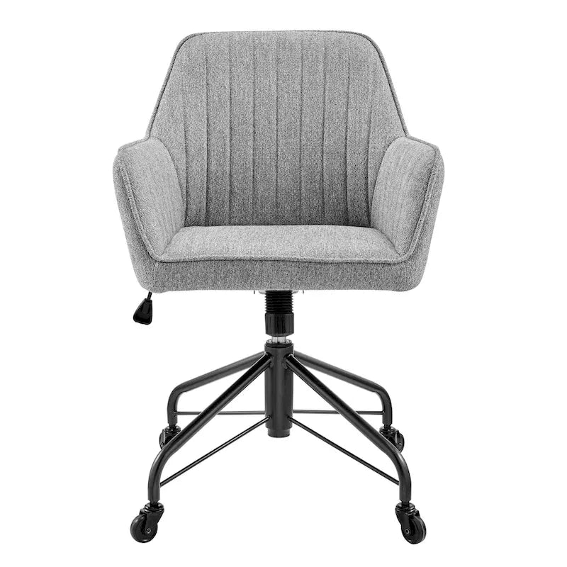 Fauteuil de bureau pivotant en tissu