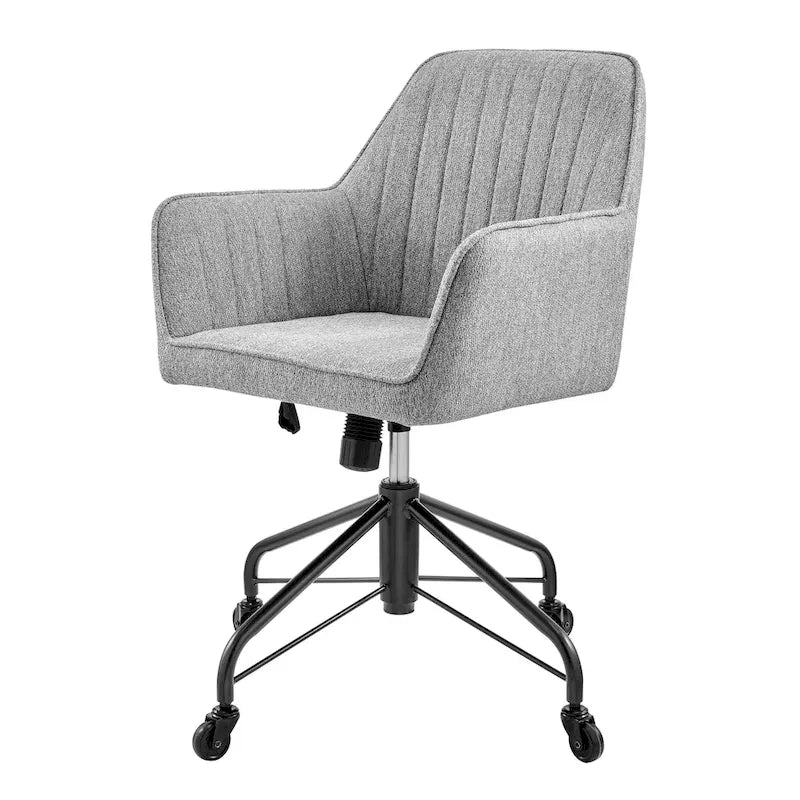 Fauteuil de bureau pivotant en tissu