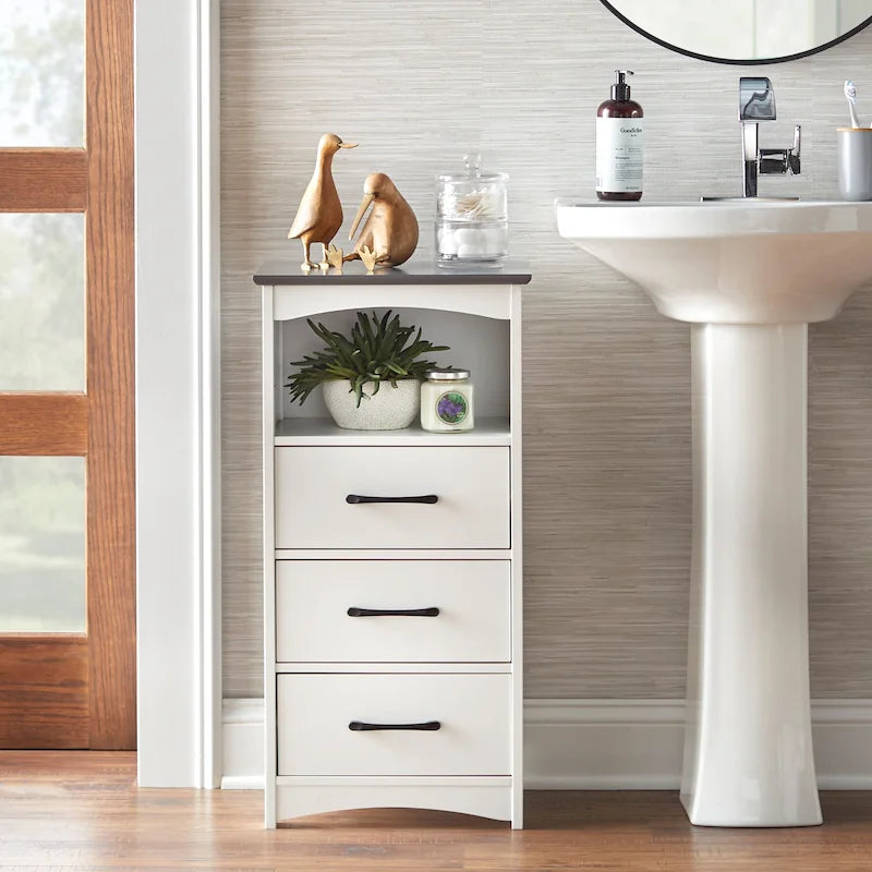 Badezimmerschrank mit 3 Schubladen