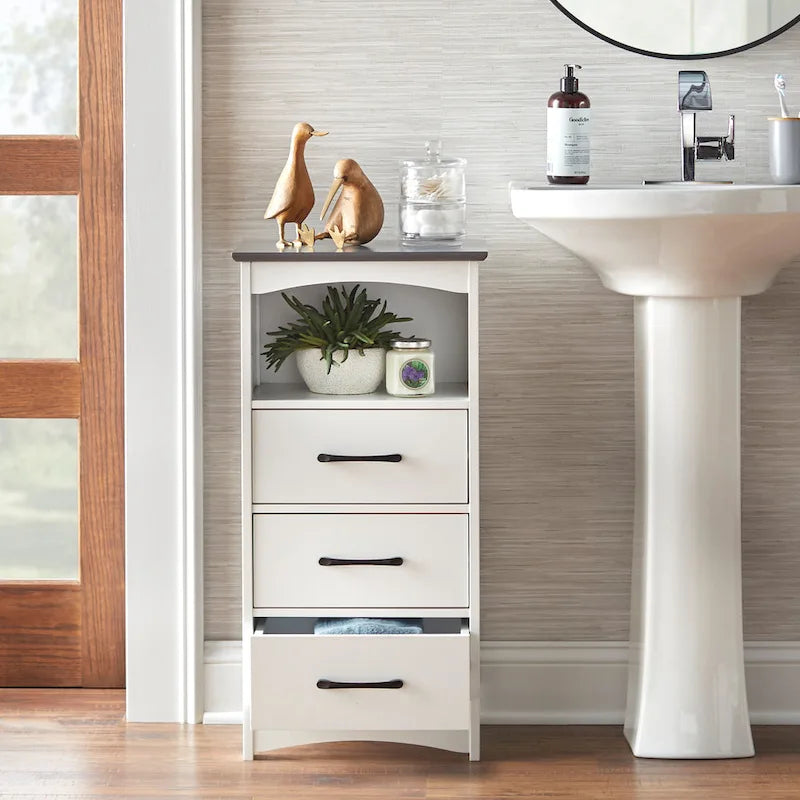 Badezimmerschrank mit 3 Schubladen
