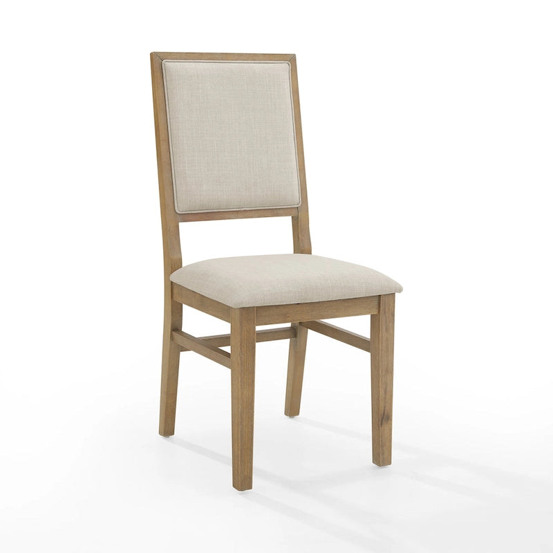 Set aus 2 gepolsterten Stühlen mit Rückenlehne - 18.25 W x 21 D x 39.88 H