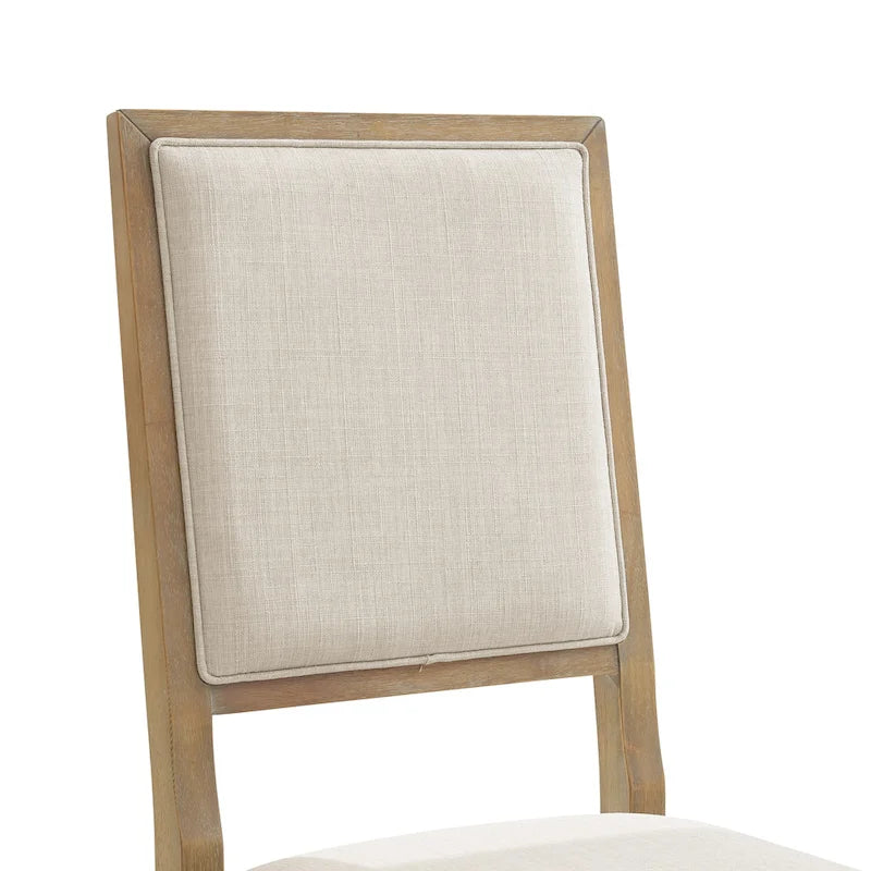 Set aus 2 gepolsterten Stühlen mit Rückenlehne - 18.25 W x 21 D x 39.88 H