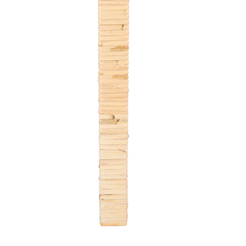 Esszimmerstuhl aus Rohrgeflecht mit Kissen (2er-Set) - 21.7 W x 18.1 L x 38.6 H - 22W x 18D x 39H