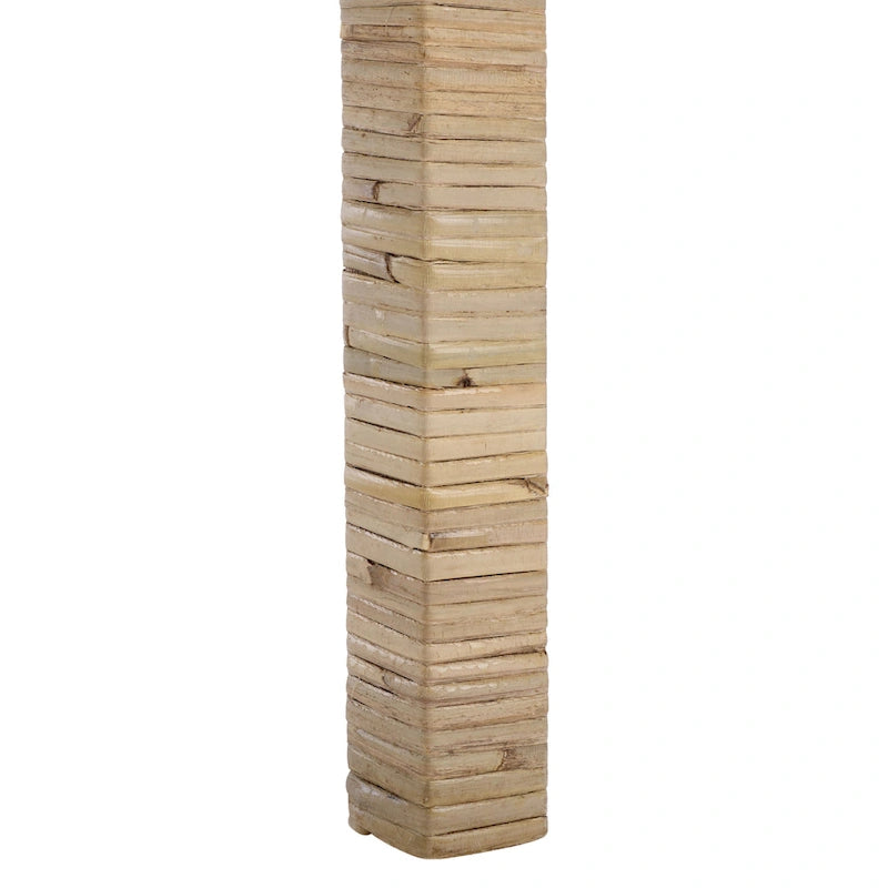 Esszimmerstuhl aus Rohrgeflecht mit Kissen (2er-Set) - 21.7 W x 18.1 L x 38.6 H - 22W x 18D x 39H