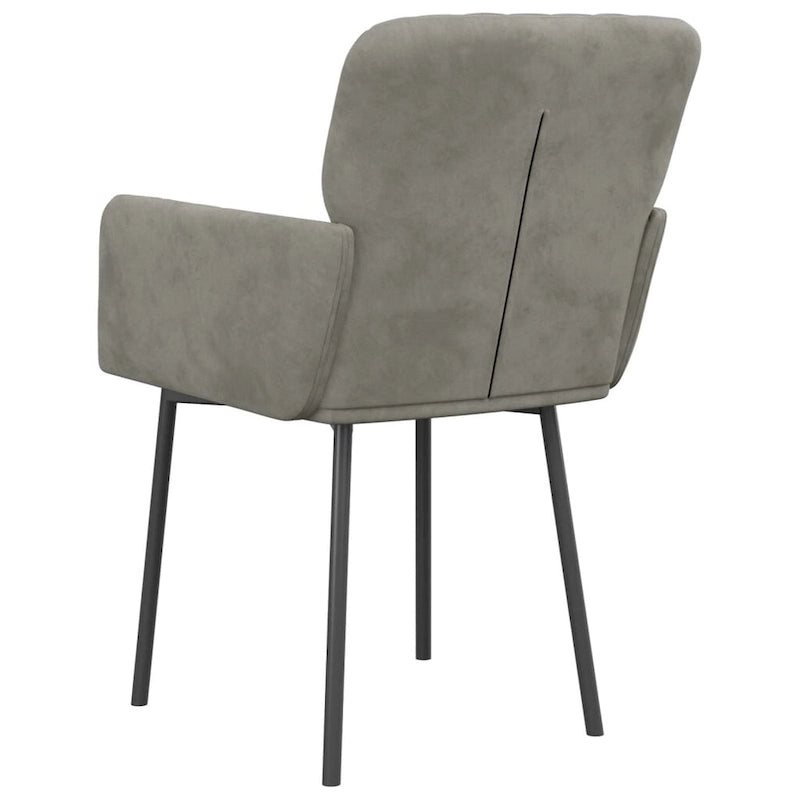 2 Esszimmerstühle, gepolsterte Akzentstühle aus Samt fürs Wohnzimmer - 20.3 x 24 x 30.9