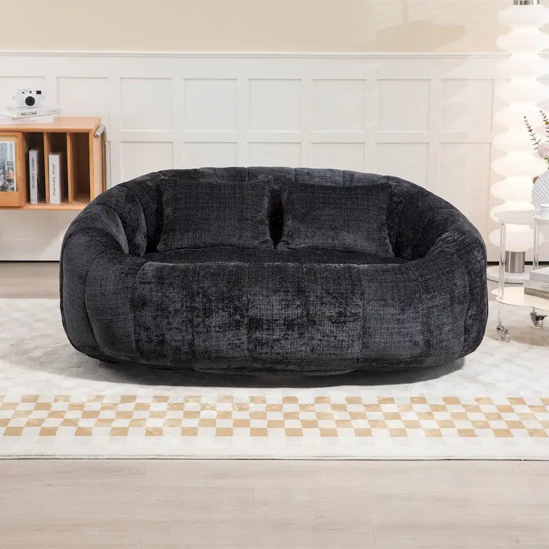 Sitzsack-Sessel aus Chenille, lässiges Sofa