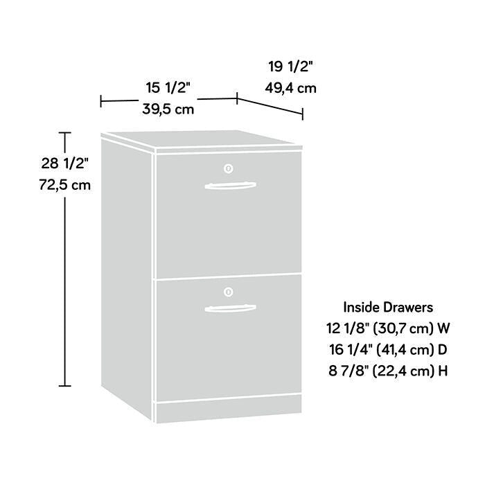 Schubladencontainer mit 2 Schubladen