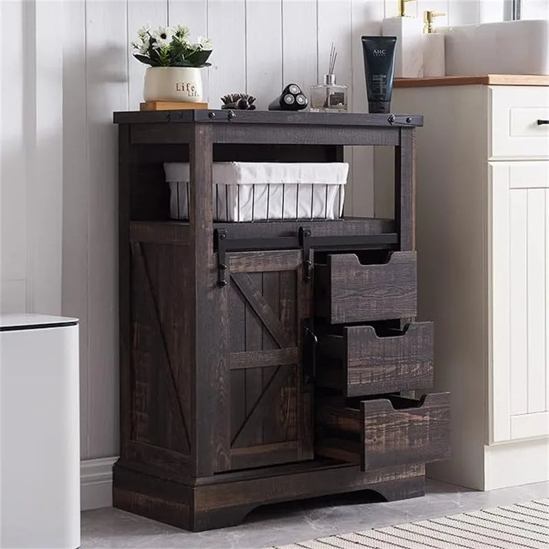 Meuble de salle de bains à poser au sol - 12D x 23.5W x 32H